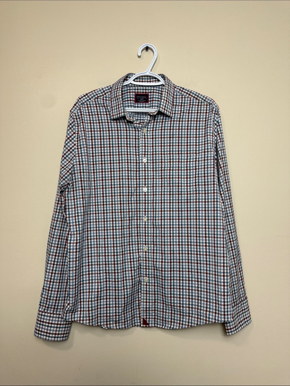 UNTUCKit Amanti Button shirt size L